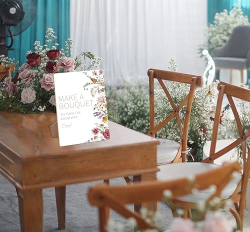 Modern Wedding Wooden Sign with Stand 8x11 Inch