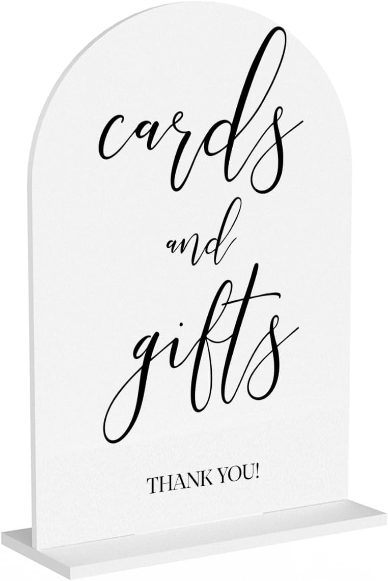 Wedding Acrylic Sign for Reception and Ceremony