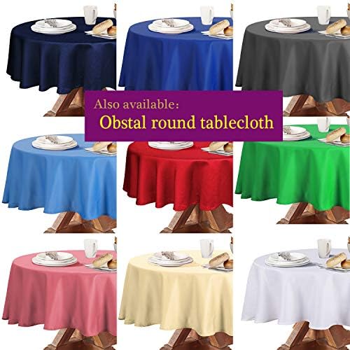 Obstal 10 pcs Satin Chair Sashes Bows for Wedding Reception