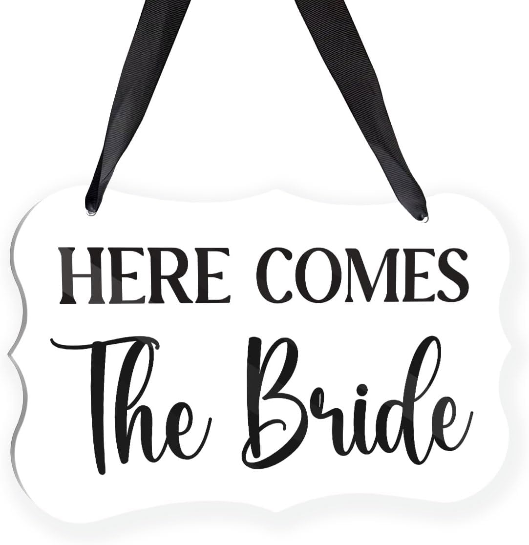 Acrylic Wedding Sign for Rustic Decorations and Events