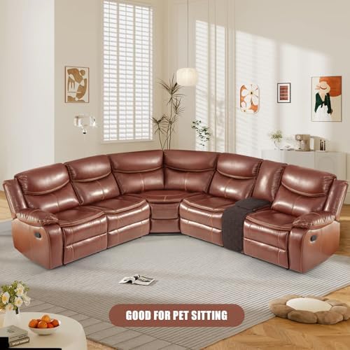 VANSOFY 5 Piece L Shape Sectional Couch Cover Set