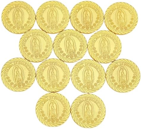Catholic Wedding Arras Set with Gold Coins and Decorative Tray