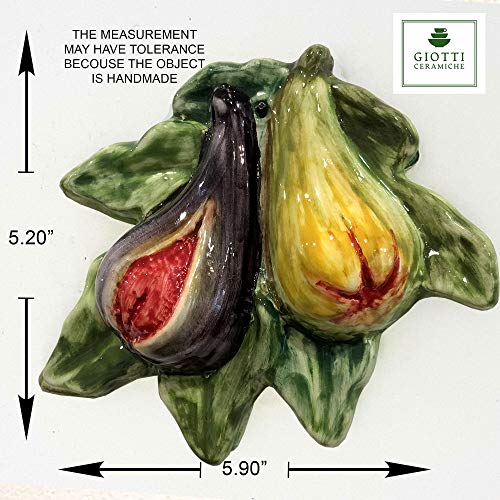 Italian Ceramic Fruits Wall Decor Accents 1