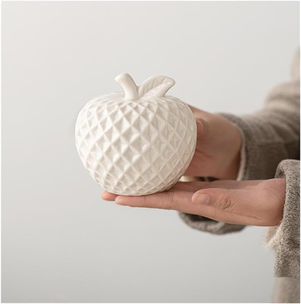Alipher Ceramic Artificial Fruit Statue Decor Centerpiece