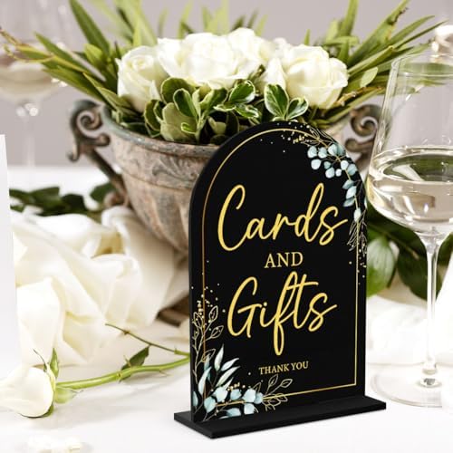 2-Piece Acrylic Wedding Sign Set for Ceremony Reception