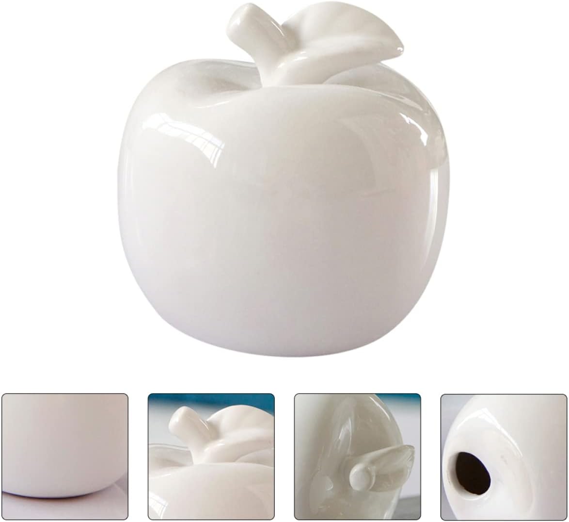 ABOOFAN 3 Pcs Ceramic Christmas Apple Ornament Decorations