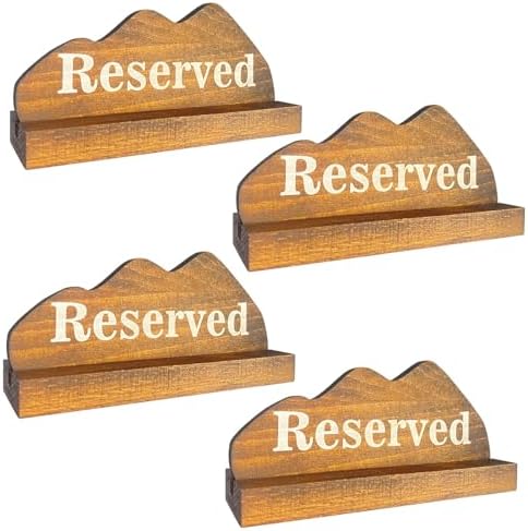 4PCS Heavy Wind Resistant Table Signs for Outdoor Events