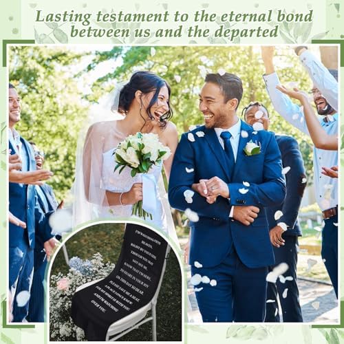 Loving Memory Wedding Chair Sign - Reserved Seat Banner for Ceremony