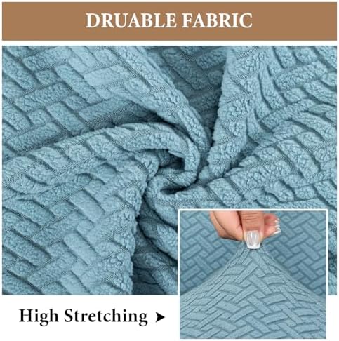 FUANGUI Armless Chair Cover Slipcover - Stretch Spandex for Living Room