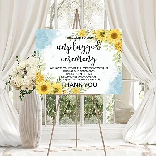 Customizable Luxury Wood Wedding Welcome Sign 12x16 Inch
