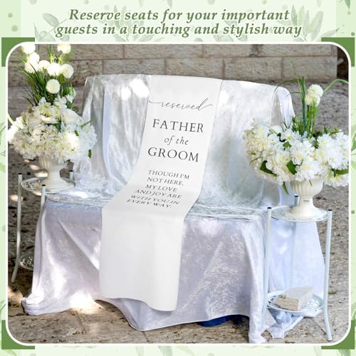 Father of the Groom Wedding Memorial Seat Sign