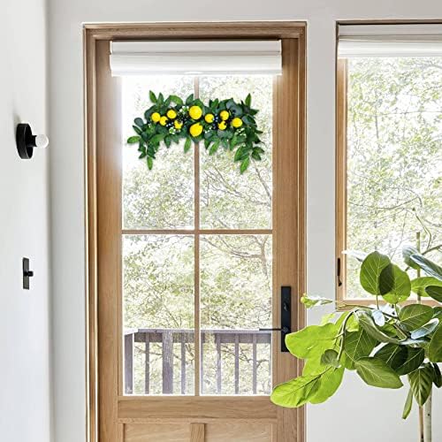 256 Inch Artificial Lemon Swag for Front Door