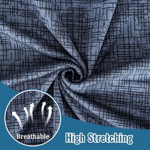 FUANGUI 2 Piece Club Chair Slipcover Set
