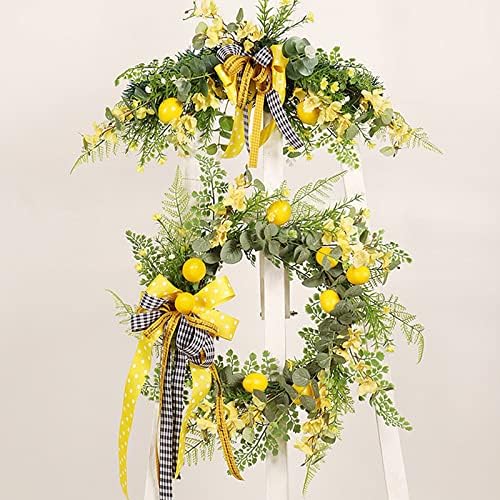 Artificial Lemon Swag for Front Door Wedding Decor