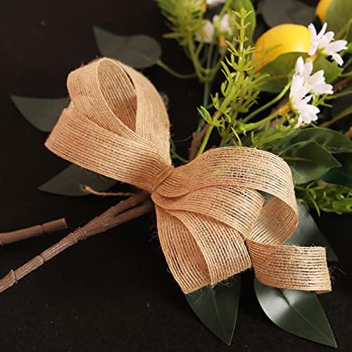 236in Artificial Lemon Daisy Swag Handmade