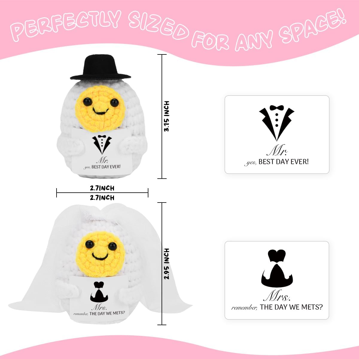 Wedding Doll Set for Couples and Newlyweds