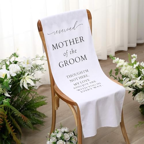 Wedding Memorial Reserved Seat Sign for Parents in Heaven