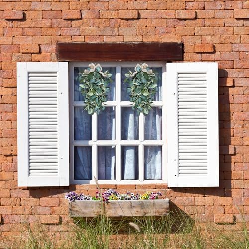177 Inch Eucalyptus Leaf Wreath for Front Door