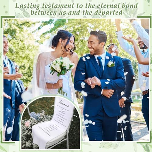 Loving Memory Wedding Chair Sign for Reserved Seats