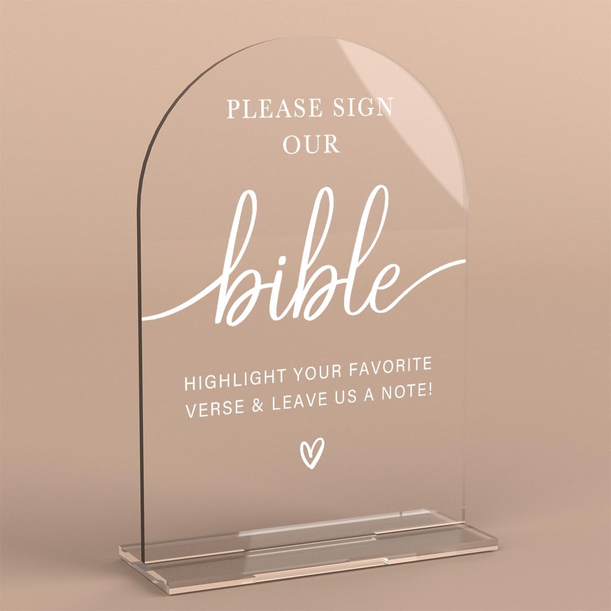 Modern Calligraphy Arch Wedding Sign for Ceremony and Reception