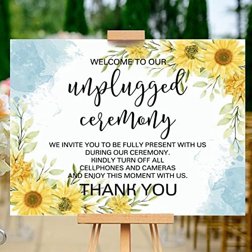 Customizable Luxury Wood Wedding Welcome Sign 12x16 Inch