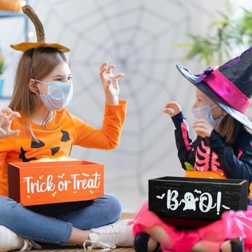 Ochine Halloween Candy Bowls with Ghost Design