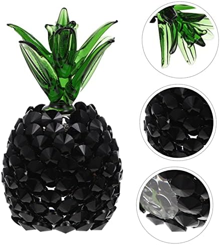 Decorative Pineapple Statue Artificial Glass Wall Art for Home