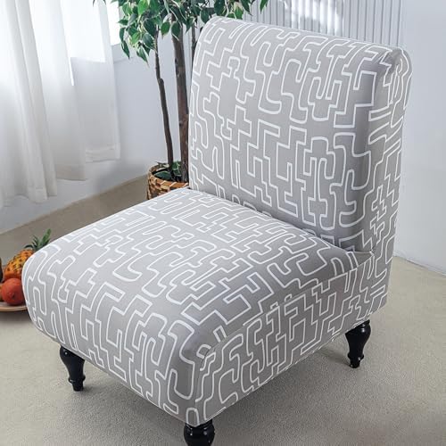Eco-Ancheng Armless Chair Slipcover for Living Room and Hotel