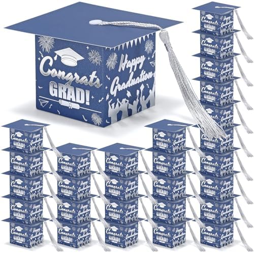 COTOPHER 36 Pack Mini Graduation Cap Gift Boxes