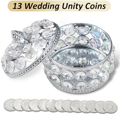 Wedding Unity Coin Set with 13 Coins and Box
