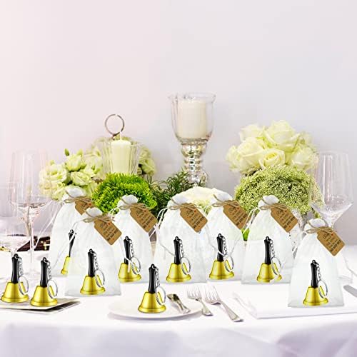 Lounsweer Wedding Kissing Bell Set 48 Pieces Gold