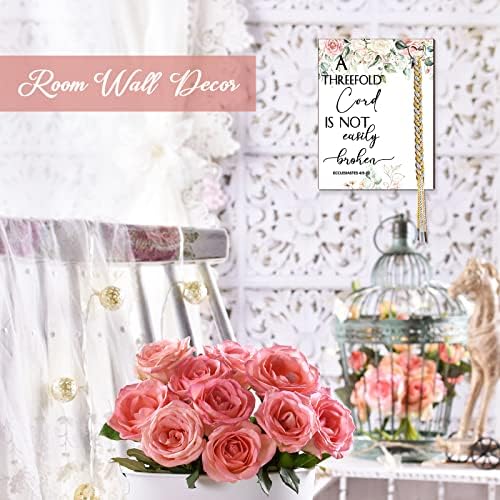 Yookeer 3 Strand Wedding Unity Sign with Frame
