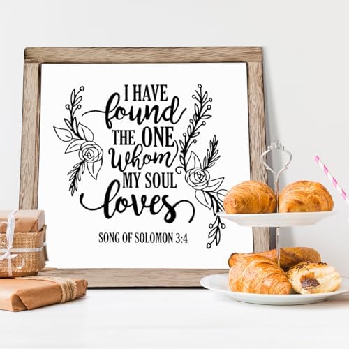 Biblical Love Scripture Wall Decor Christian Wedding Gift