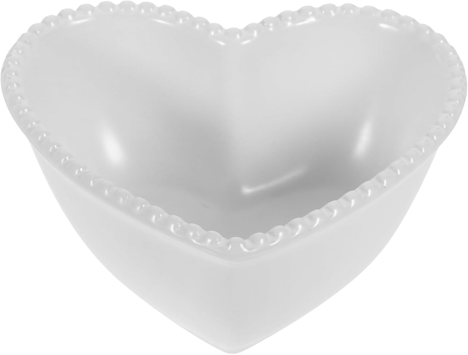 VOSAREA Heart Shaped Ceramic Bowls for Valentines Day Decor