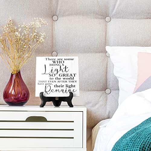 Sympathy Wooden Stand Decor for Grief and Remembrance