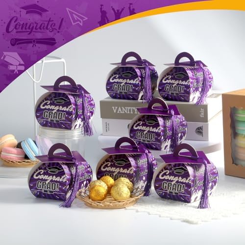 COTOPHER Graduation Cap Gift Boxes with Tassel 36 Pcs