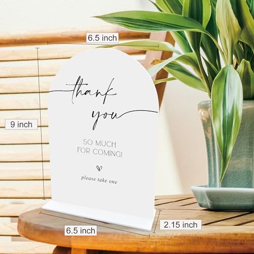 Acrylic Wedding Sign 65 x 9 Inch Thank You For Coming