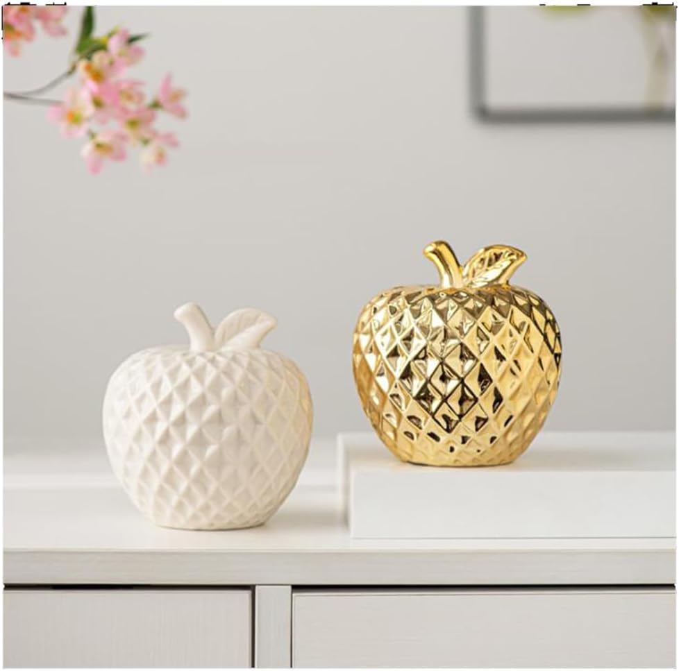 Alipher Ceramic Artificial Fruit Statue Decor Centerpiece