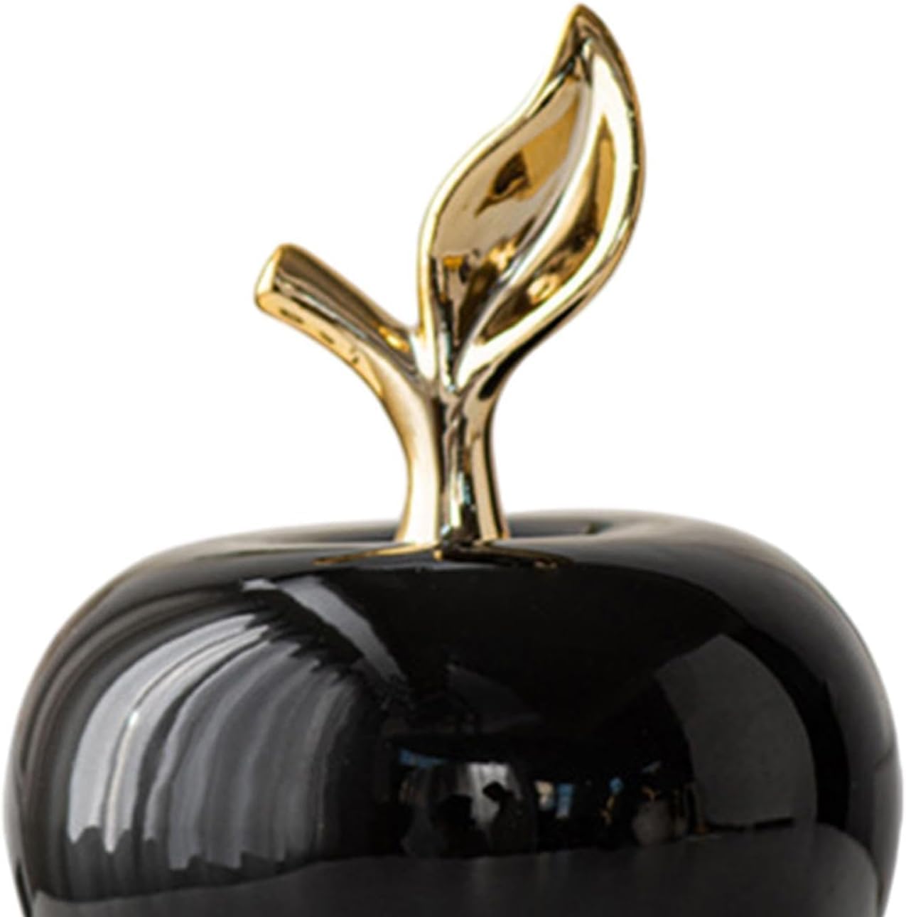 Ceramic Apple Figurine Statue for Home Office Decor