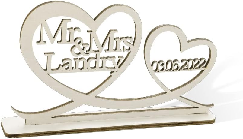 Custom Mr And Mrs Sign Wedding Table Decor