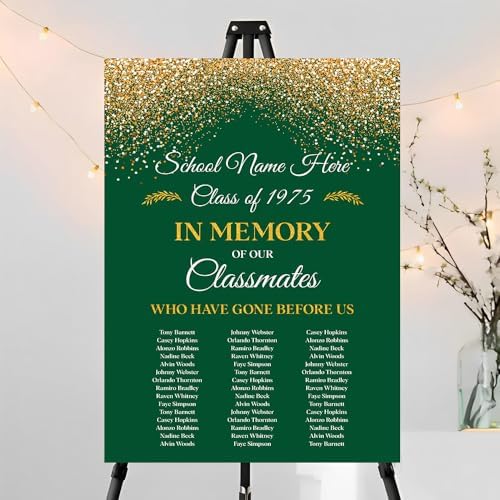 Personalized In Memory Of Our Classmates Sign Version7