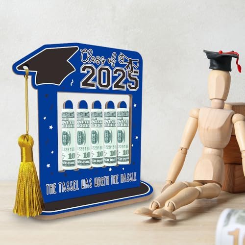 2025 Graduation Gift Money Holder Frame Blue