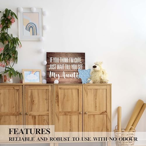 Wood Wedding Wall Sign with Jute Rope Hanging