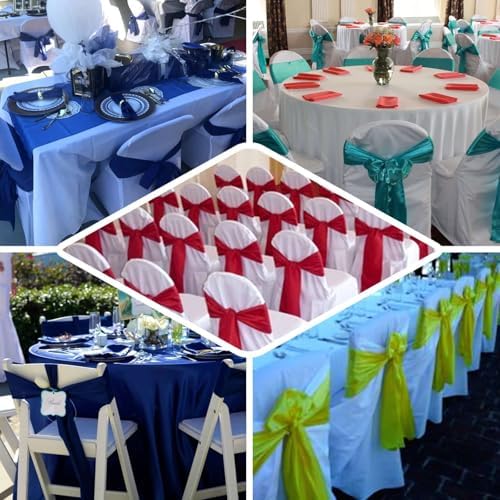 Efavormart 5PCS Ivory Chair Sashes for Wedding Events