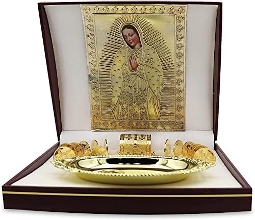 EHV 24K Gold Plated Wedding Unity Coins with Display Case