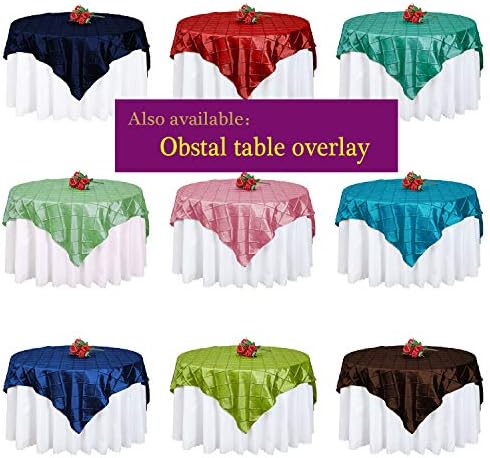Obstal 10 pcs Satin Chair Sashes Bows for Wedding Reception