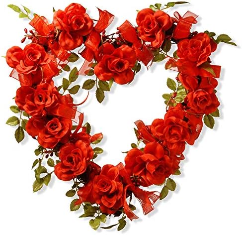 Heart Shaped Natural Grapevine Wreath Ring 14 Inch