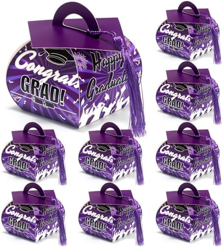 COTOPHER Graduation Cap Gift Boxes with Tassel 36 Pcs