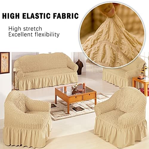 Jeloris Stretch Armchair Slipcover with Skirt