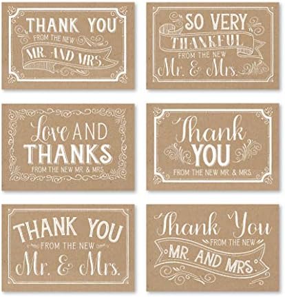 Hadley Designs Boho Wedding Signs Set 9 Pieces with 24 Thank You Cards